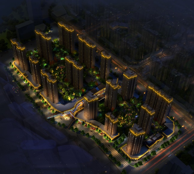 蚌埠水游城商业综合体泛光照明